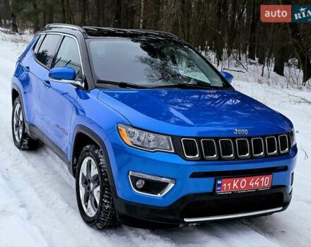 Синий Джип Компас, объемом двигателя 2.4 л и пробегом 139 тыс. км за 15800 $, фото 1 на Automoto.ua