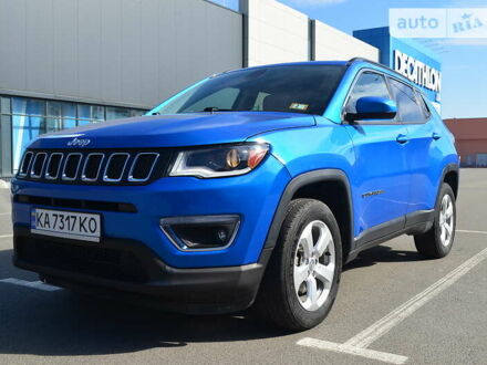 Джип Компас 2019 в Киеве на Automoto.ua Синий Джип Компас, объемом двигателя 2.4 л и пробегом 9 тыс. км за 17500 $, фото 1 на Automoto.ua