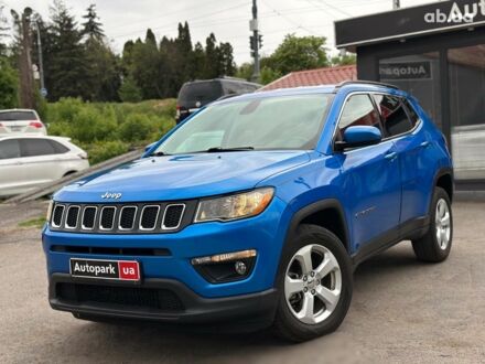 Джип Compass 2019 у Вінниці на Automoto.ua Синій Джип Compass, об'ємом двигуна 2.4 л та пробігом 69 тис. км за 16490 $, фото 1 на Automoto.ua