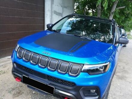 Джип Compass 2021 у Одесі на Automoto.ua Синій Джип Compass, об'ємом двигуна 2.36 л та пробігом 53 тис. км за 21500 $, фото 1 на Automoto.ua