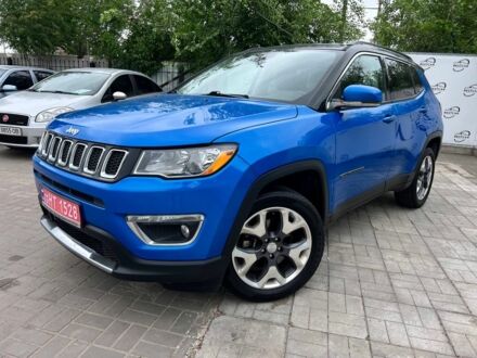 Синий Джип Компас, объемом двигателя 2.4 л и пробегом 178 тыс. км за 15500 $, фото 1 на Automoto.ua