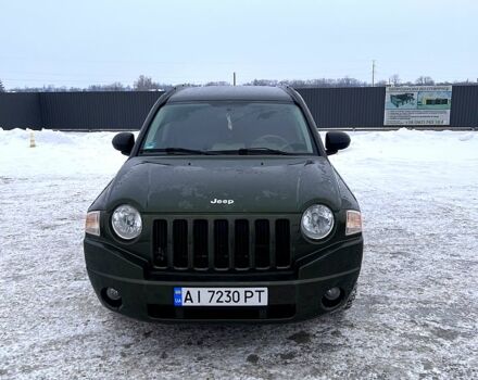 Зеленый Джип Компас, объемом двигателя 2 л и пробегом 206 тыс. км за 5500 $, фото 1 на Automoto.ua