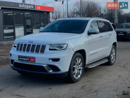 Белый Джип Гранд Чероки, объемом двигателя 3 л и пробегом 140 тыс. км за 23490 $, фото 1 на Automoto.ua