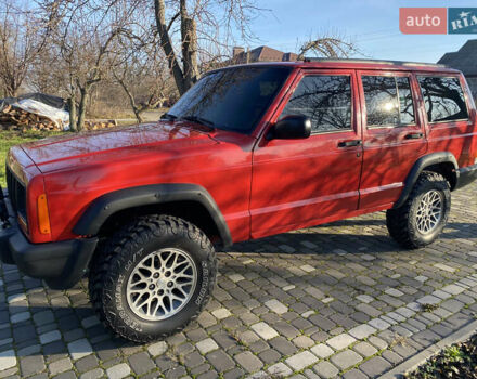 Красный Джип Гранд Чероки, объемом двигателя 4 л и пробегом 193 тыс. км за 7500 $, фото 13 на Automoto.ua