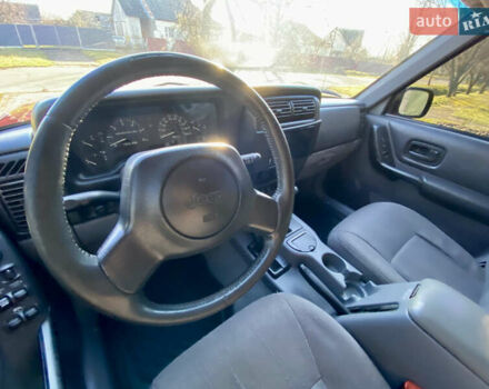 Красный Джип Гранд Чероки, объемом двигателя 4 л и пробегом 193 тыс. км за 7500 $, фото 20 на Automoto.ua