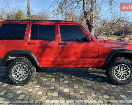Красный Джип Гранд Чероки, объемом двигателя 4 л и пробегом 193 тыс. км за 7500 $, фото 14 на Automoto.ua