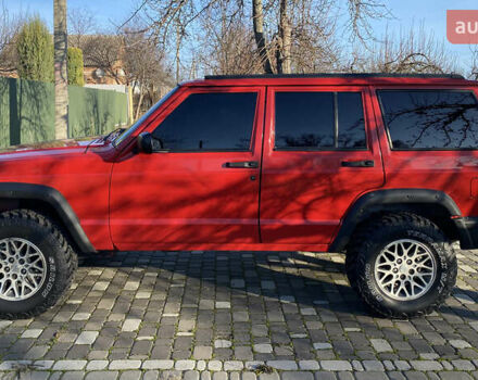 Красный Джип Гранд Чероки, объемом двигателя 4 л и пробегом 193 тыс. км за 7500 $, фото 11 на Automoto.ua