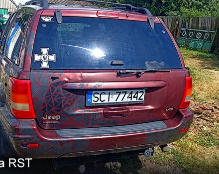 Червоний Джип Grand Cherokee, об'ємом двигуна 4.7 л та пробігом 330 тис. км за 4200 $, фото 2 на Automoto.ua
