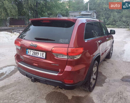 Красный Джип Гранд Чероки, объемом двигателя 2.99 л и пробегом 155 тыс. км за 18500 $, фото 2 на Automoto.ua