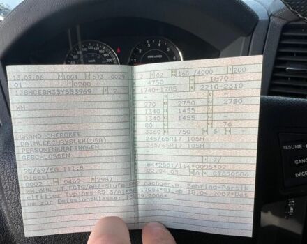 Сірий Джип Grand Cherokee, об'ємом двигуна 3 л та пробігом 275 тис. км за 5547 $, фото 9 на Automoto.ua