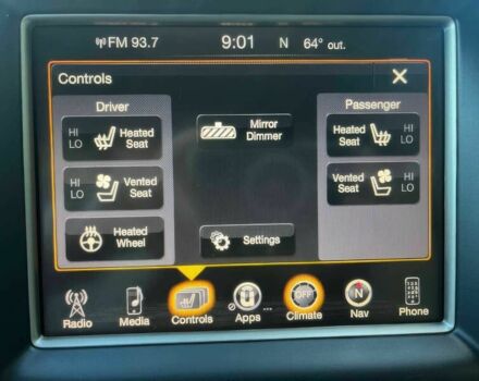 Серый Джип Гранд Чероки, объемом двигателя 3.6 л и пробегом 79 тыс. км за 15000 $, фото 9 на Automoto.ua