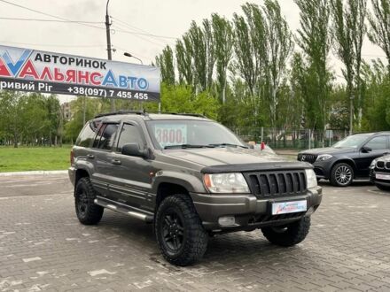 Сірий Джип Grand Cherokee, об'ємом двигуна 4.7 л та пробігом 465 тис. км за 7400 $, фото 1 на Automoto.ua