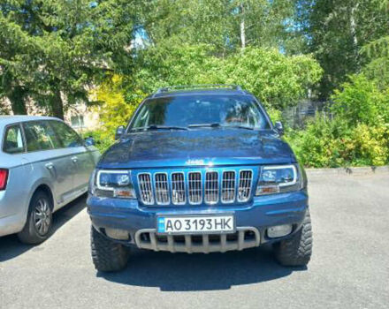 Синий Джип Гранд Чероки, объемом двигателя 4.7 л и пробегом 205 тыс. км за 9200 $, фото 1 на Automoto.ua