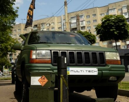 Синий Джип Гранд Чероки, объемом двигателя 2.5 л и пробегом 329 тыс. км за 4655 $, фото 1 на Automoto.ua