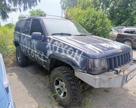 Синій Джип Grand Cherokee, об'ємом двигуна 2.5 л та пробігом 350 тис. км за 1450 $, фото 1 на Automoto.ua