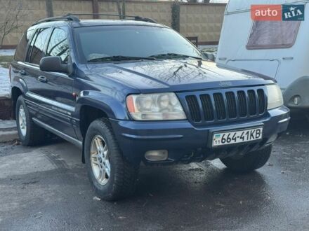 Синий Джип Гранд Чероки, объемом двигателя 3 л и пробегом 280 тыс. км за 5500 $, фото 1 на Automoto.ua