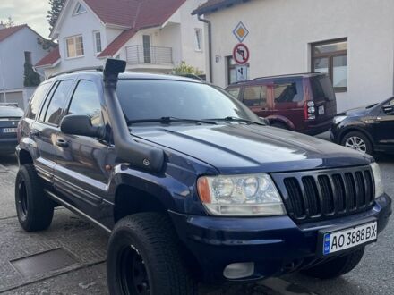 Джип Grand Cherokee 2002 у Тячеве на Automoto.ua Синій Джип Grand Cherokee, об'ємом двигуна 2.7 л та пробігом 263 тис. км за 11000 $, фото 1 на Automoto.ua