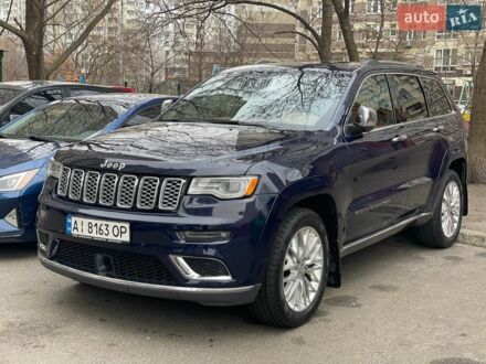 Синий Джип Гранд Чероки, объемом двигателя 5.65 л и пробегом 178 тыс. км за 34000 $, фото 1 на Automoto.ua