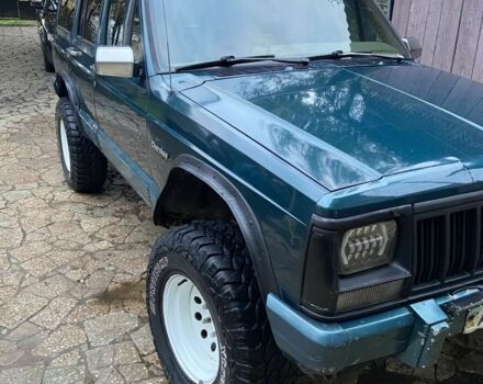 Зеленый Джип Гранд Чероки, объемом двигателя 4 л и пробегом 260 тыс. км за 3999 $, фото 4 на Automoto.ua