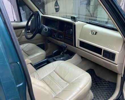 Зеленый Джип Гранд Чероки, объемом двигателя 4 л и пробегом 260 тыс. км за 3999 $, фото 3 на Automoto.ua