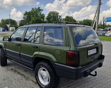 Зеленый Джип Гранд Чероки, объемом двигателя 4 л и пробегом 700 тыс. км за 6000 $, фото 11 на Automoto.ua