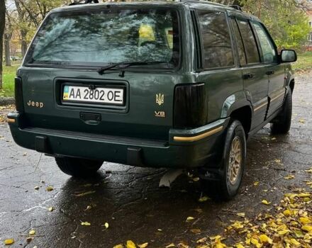 Зелений Джип Grand Cherokee, об'ємом двигуна 5.2 л та пробігом 200 тис. км за 3900 $, фото 3 на Automoto.ua