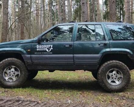 Зеленый Джип Гранд Чероки, объемом двигателя 2.5 л и пробегом 352 тыс. км за 4500 $, фото 4 на Automoto.ua