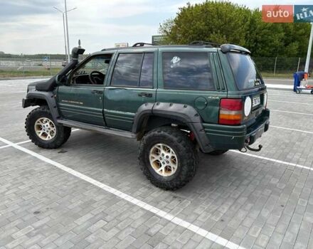 Зеленый Джип Гранд Чероки, объемом двигателя 3.96 л и пробегом 200 тыс. км за 4500 $, фото 5 на Automoto.ua