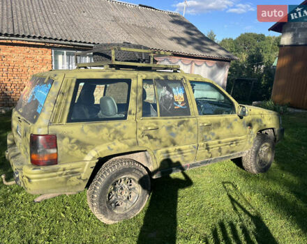 Зеленый Джип Гранд Чероки, объемом двигателя 2.5 л и пробегом 260 тыс. км за 5200 $, фото 2 на Automoto.ua