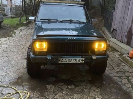 Зеленый Джип Гранд Чероки, объемом двигателя 4 л и пробегом 260 тыс. км за 3999 $, фото 1 на Automoto.ua