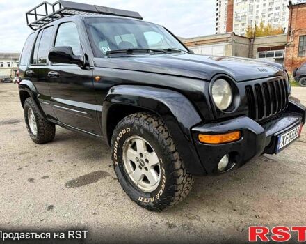 Черный Джип Либерти, объемом двигателя 2.5 л и пробегом 244 тыс. км за 3500 $, фото 3 на Automoto.ua