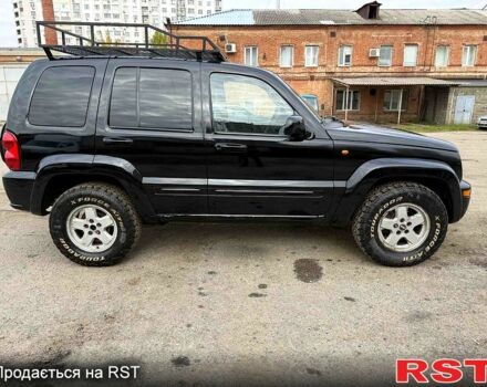 Черный Джип Либерти, объемом двигателя 2.5 л и пробегом 244 тыс. км за 3500 $, фото 4 на Automoto.ua