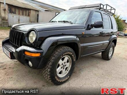 Черный Джип Либерти, объемом двигателя 2.5 л и пробегом 244 тыс. км за 3500 $, фото 1 на Automoto.ua