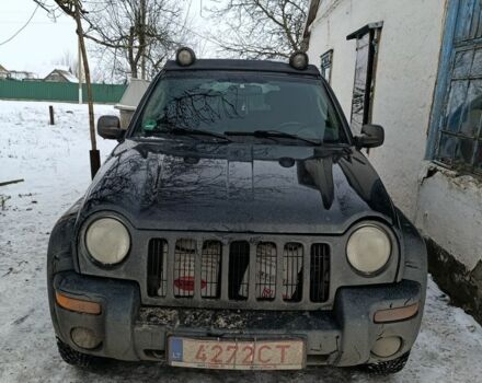 Черный Джип Либерти, объемом двигателя 3 л и пробегом 145 тыс. км за 5500 $, фото 1 на Automoto.ua
