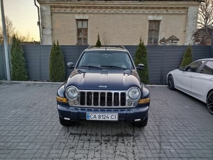 Синий Джип Либерти, объемом двигателя 3.7 л и пробегом 260 тыс. км за 6000 $, фото 1 на Automoto.ua