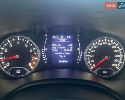 Черный Джип Ренегат, объемом двигателя 1.37 л и пробегом 74 тыс. км за 18582 $, фото 6 на Automoto.ua