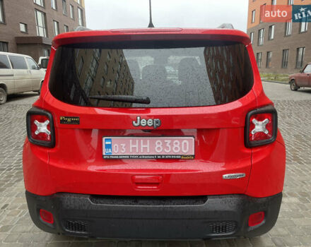 Красный Джип Ренегат, объемом двигателя 2.4 л и пробегом 126 тыс. км за 12950 $, фото 7 на Automoto.ua