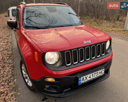 Красный Джип Ренегат, объемом двигателя 1.4 л и пробегом 67 тыс. км за 11450 $, фото 1 на Automoto.ua