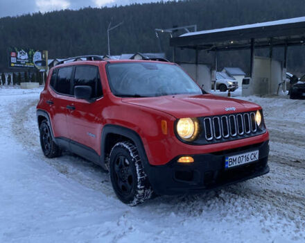 Красный Джип Ренегат, объемом двигателя 1.37 л и пробегом 152 тыс. км за 12500 $, фото 1 на Automoto.ua