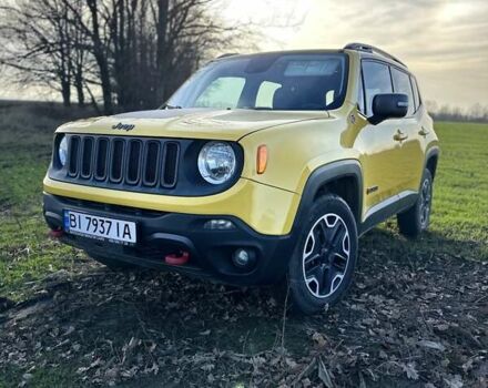 Желтый Джип Ренегат, объемом двигателя 2.36 л и пробегом 187 тыс. км за 12500 $, фото 1 на Automoto.ua