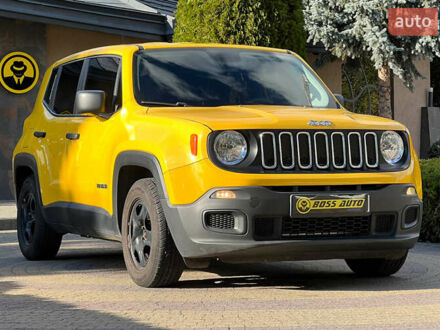 Желтый Джип Ренегат, объемом двигателя 2.36 л и пробегом 123 тыс. км за 14200 $, фото 1 на Automoto.ua