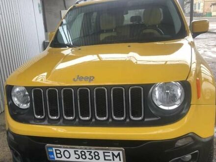 Джип Ренегат 2017 в Борщеве на Automoto.ua Желтый Джип Ренегат, объемом двигателя 2.36 л и пробегом 42 тыс. км за 13800 $, фото 1 на Automoto.ua