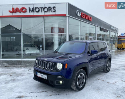 Синий Джип Ренегат, объемом двигателя 2.36 л и пробегом 169 тыс. км за 12000 $, фото 1 на Automoto.ua