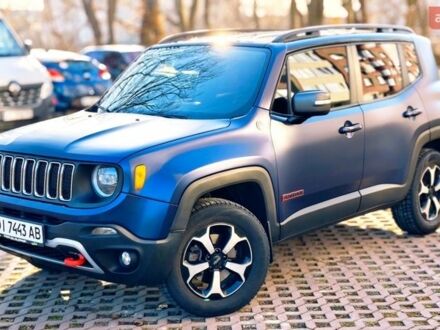 Синий Джип Ренегат, объемом двигателя 1.3 л и пробегом 47 тыс. км за 14999 $, фото 1 на Automoto.ua