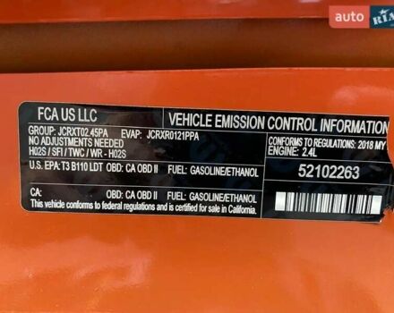 Оранжевый Джип Ренегат, объемом двигателя 2.36 л и пробегом 115 тыс. км за 14500 $, фото 31 на Automoto.ua