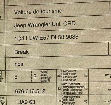Черный Джип Вранглер, объемом двигателя 2.8 л и пробегом 187 тыс. км за 27999 $, фото 44 на Automoto.ua