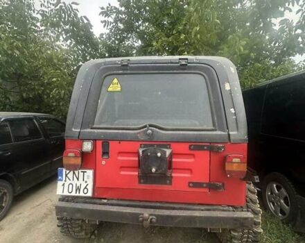 Красный Джип Вранглер, объемом двигателя 0 л и пробегом 15 тыс. км за 8500 $, фото 1 на Automoto.ua