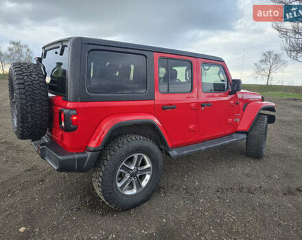 Красный Джип Вранглер, объемом двигателя 2 л и пробегом 138 тыс. км за 27500 $, фото 5 на Automoto.ua