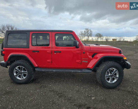 Красный Джип Вранглер, объемом двигателя 2 л и пробегом 138 тыс. км за 27500 $, фото 3 на Automoto.ua