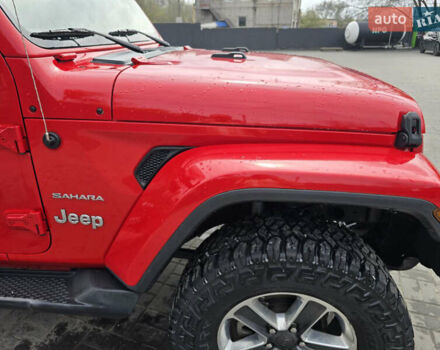 Красный Джип Вранглер, объемом двигателя 2 л и пробегом 138 тыс. км за 27500 $, фото 12 на Automoto.ua